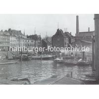 807_1900 Historisches Bild vom Altonaer Holzhafen. | 
